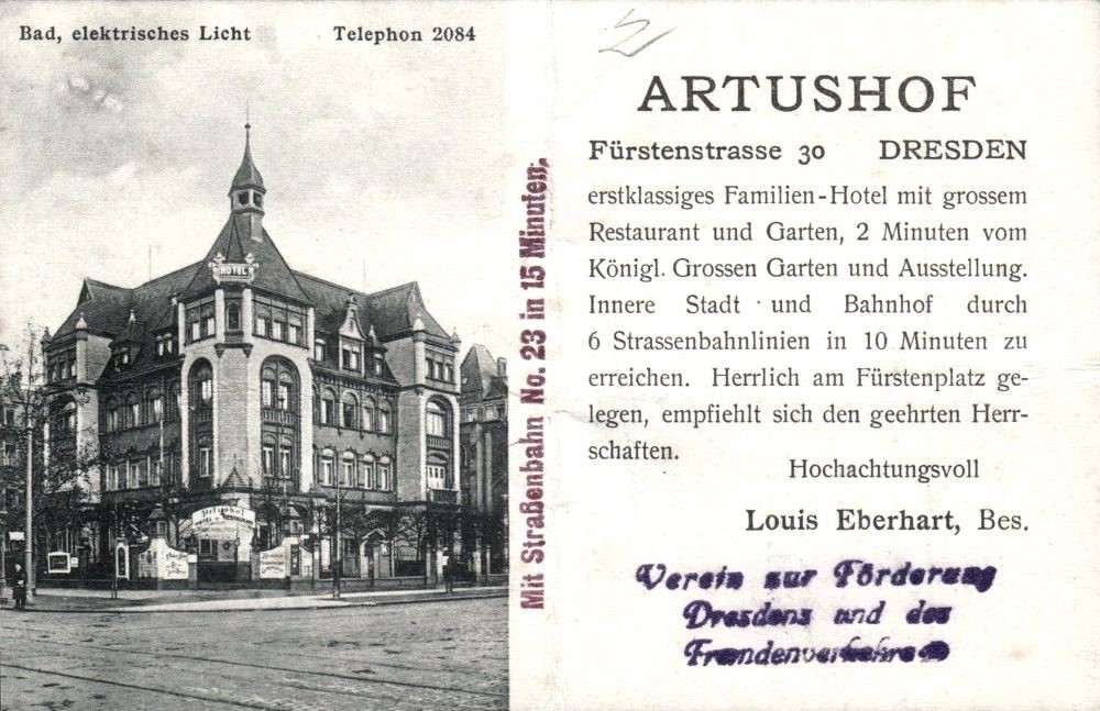 Fetscherstraße 30 (Fürstenstraße 30) / Borsbergstraße  Dresden