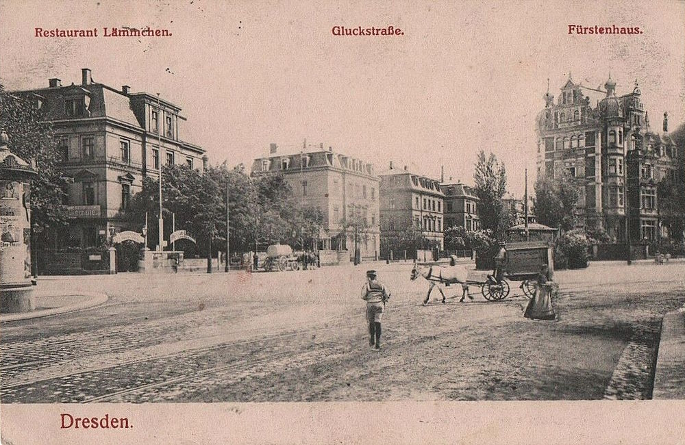 Gluckstraße 13 / Fetscherstraße (Fürstenstraße) Dresden Gluckstraße 13 / Fetscherstraße (Fürstenstraße) Dresden