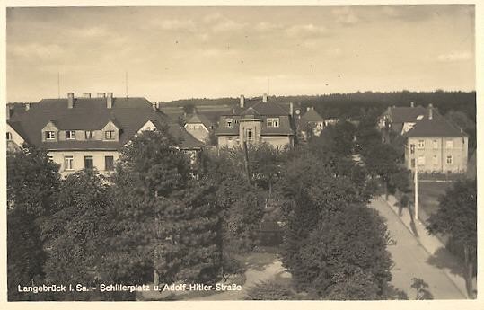 Schillerplatz u. Adolf-Hitler-Straße  Dresden