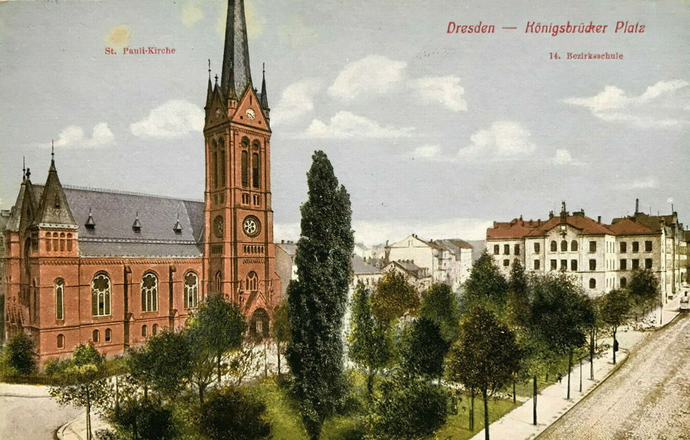 K&ouml;nigsbr&uuml;cker Platz / Fichtenstra&szlig;e  Dresden