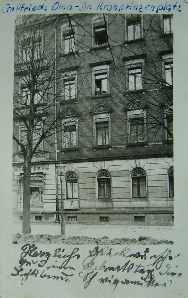 Rudolf- Renner- Straße 39 (Kronprinzenstraße 39) / Grumbacher Straße  Dresden