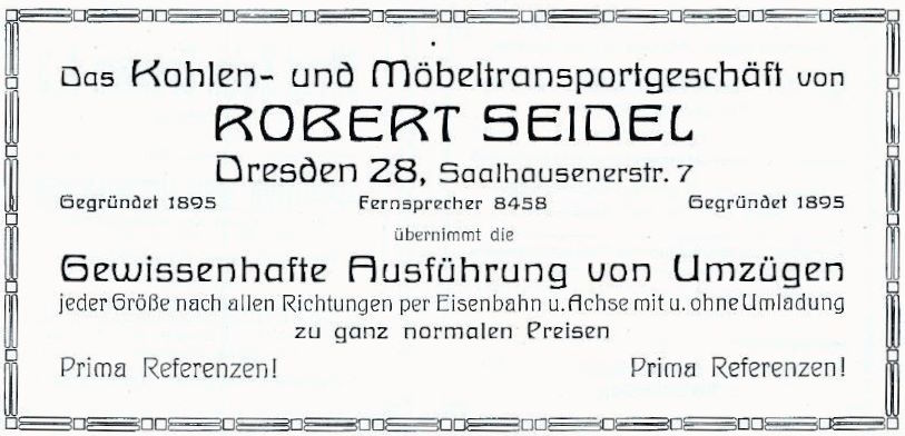 Saalhausener Straße 7 / Rabenauer Straße Dresden Saalhausener Straße 7 / Rabenauer Straße Dresden