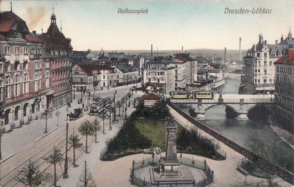 Tharandter Stra&szlig;e / Rathausplatz  Dresden