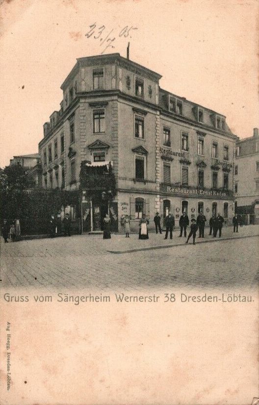 Wernerstra&szlig;e 38 / Burgkstra&szlig;e  Dresden
