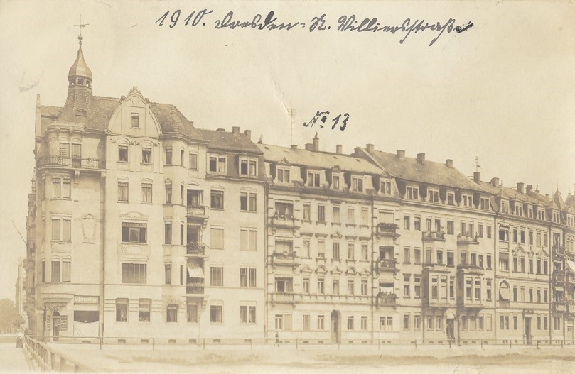 Albertstraße 12 (König Albertstraße 12) / Villiersstraße  Dresden