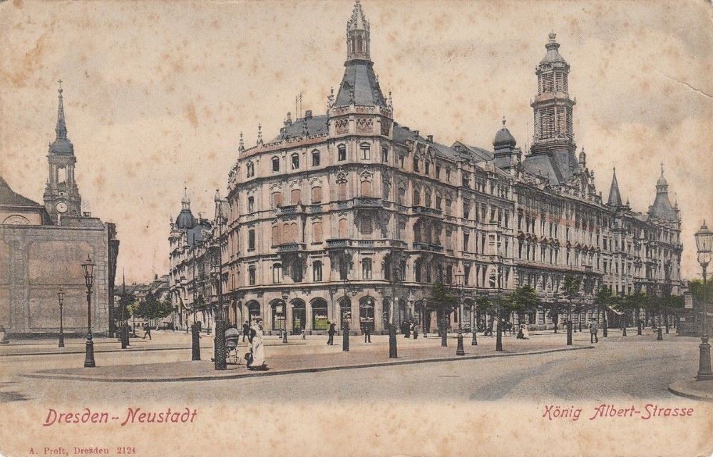 Albertstra&szlig;e 21 (K&ouml;nig Albertstra&szlig;e 21) / Metzer Stra&szlig;e  Dresden