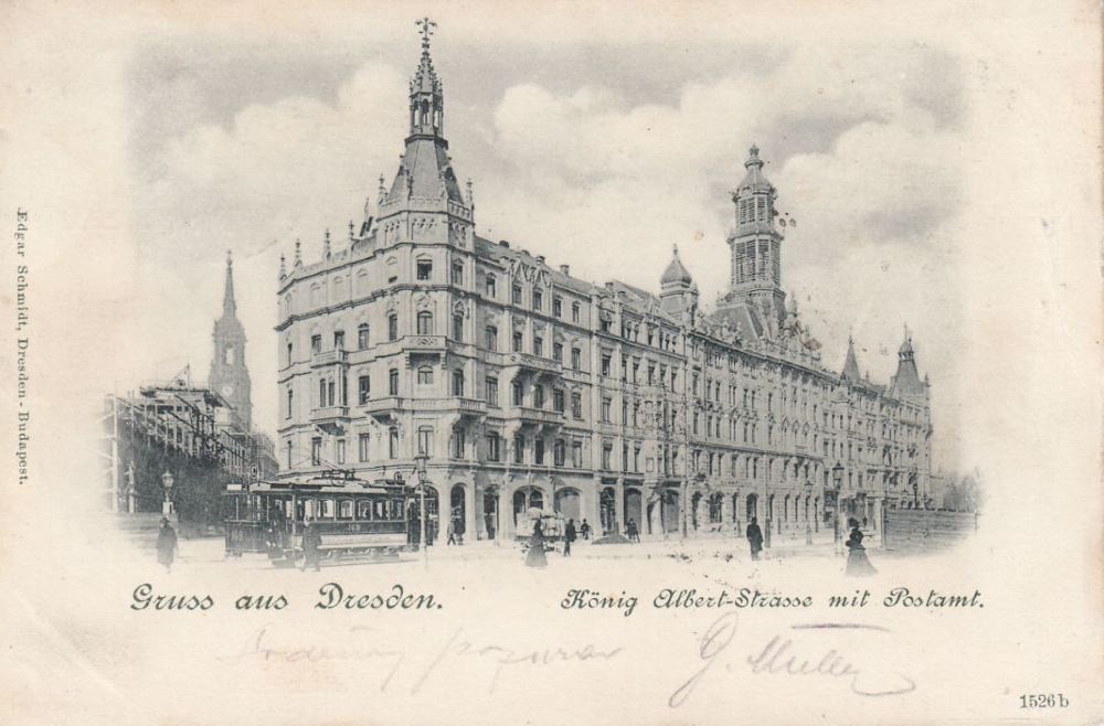 Albertstra&szlig;e 21 (K&ouml;nig Albertstra&szlig;e 21) / Metzer Stra&szlig;e  Dresden