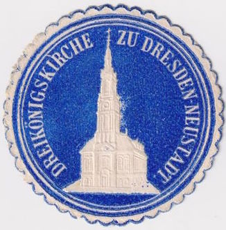 An der Dreik&ouml;nigskirche / Hauptstra&szlig;e  Dresden