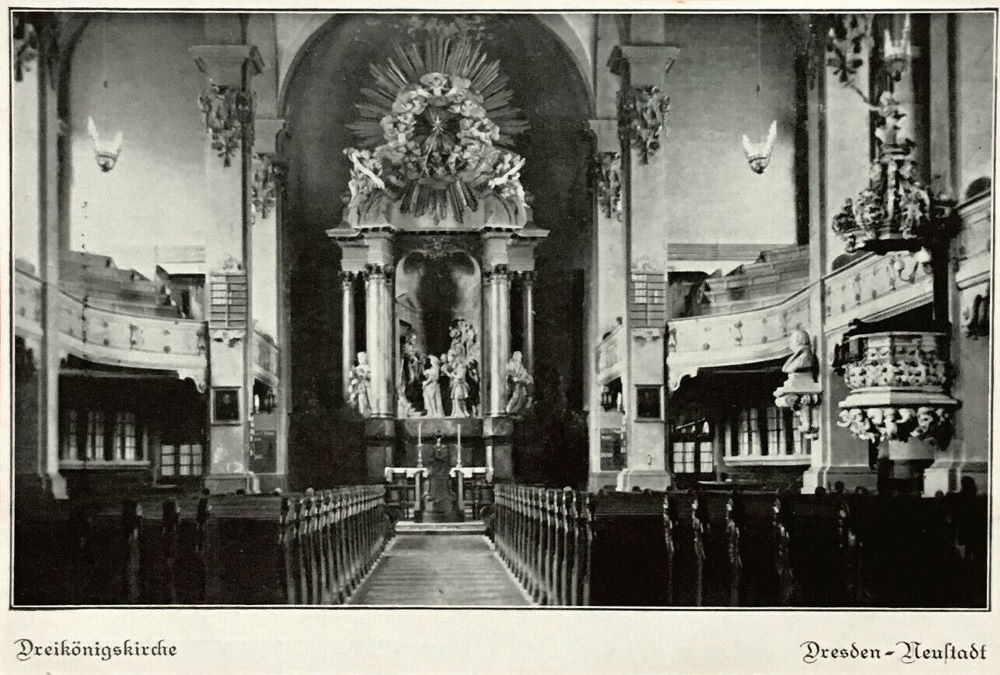 An der Dreikönigskirche / Hauptstraße Dresden An der Dreikönigskirche / Hauptstraße Dresden