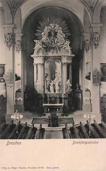 An der Dreikönigskirche / Hauptstraße Dresden An der Dreikönigskirche / Hauptstraße Dresden