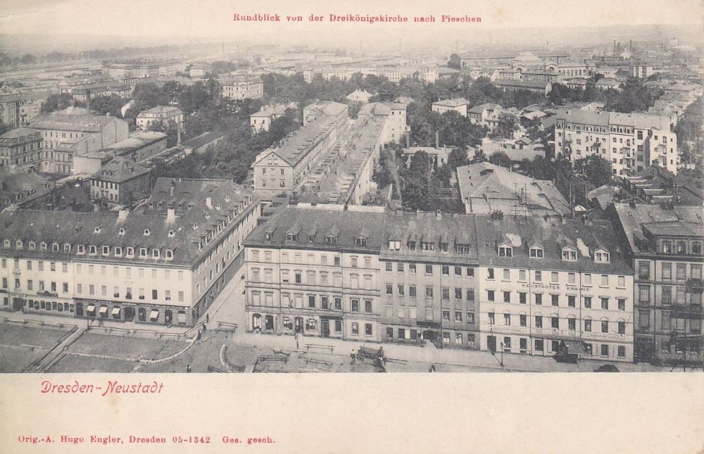 An der Dreik&ouml;nigskirche / Hauptstra&szlig;e  Dresden