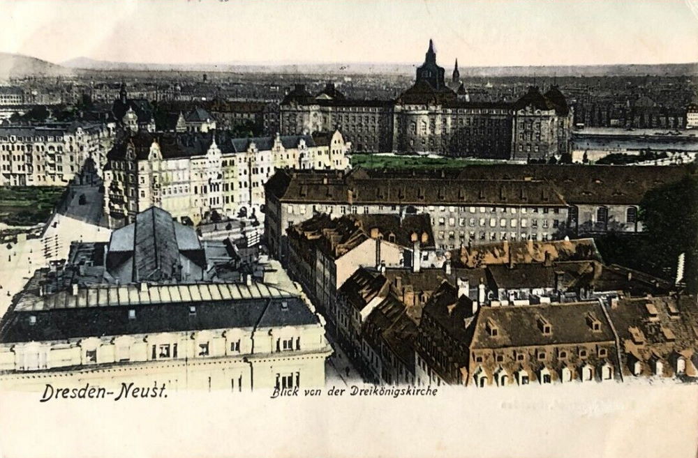 An der Dreik&ouml;nigskirche / Hauptstra&szlig;e  Dresden