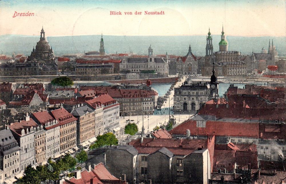 An der Dreik&ouml;nigskirche / Hauptstra&szlig;e  Dresden