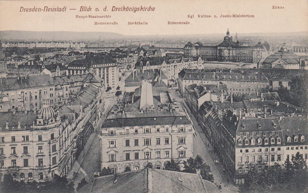 An der Dreikönigskirche / Hauptstraße Dresden An der Dreikönigskirche / Hauptstraße Dresden