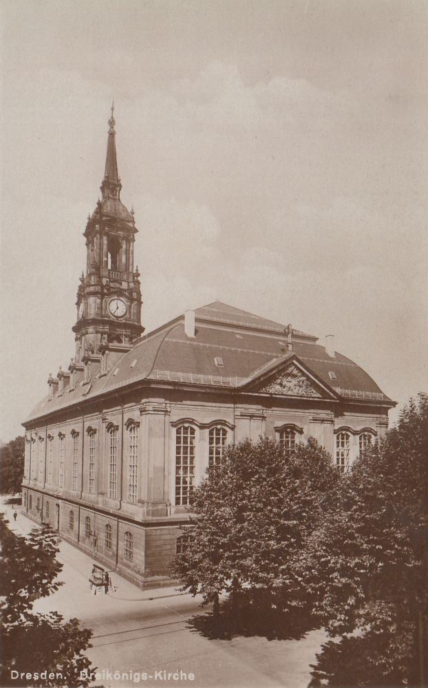 An der Dreik&ouml;nigskirche / Hauptstra&szlig;e  Dresden