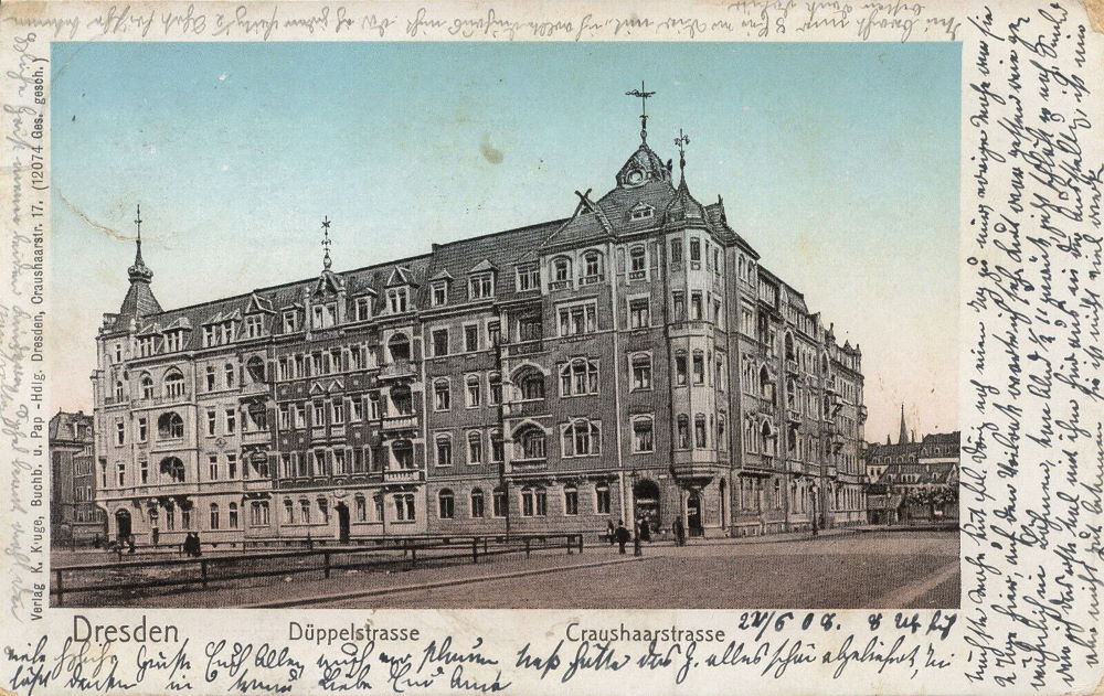 Wilhelm-Buck-Straße 17 (Craushaarstraße 17) / Düppelstraße  Dresden