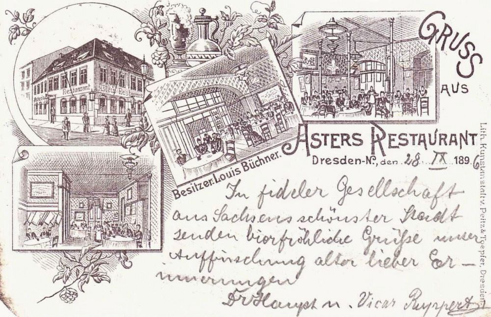 Kleine Mei&szlig;ner Gasse 2 (Kleine Mei&szlig;ner Gasse 4) / R&auml;hnitzgasse  Dresden