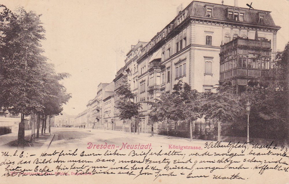 K&ouml;nigstra&szlig;e 25 (Bautzner Platz 2, Albertplatz 3)  Dresden