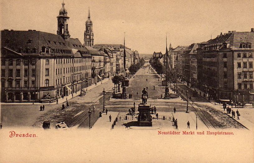 Neust&auml;dter Markt  Dresden