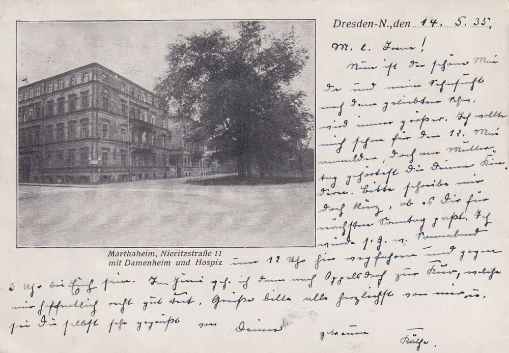 Nieritzstraße 11 (Birkengasse 11) / Theresienstraße  Dresden