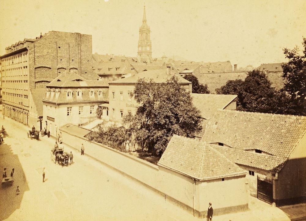 Niedergraben 3 (1856 Niedergrabe 1b) / Kasernenstra&szlig;e  Dresden