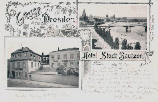 Niedergraben 3 (1856 Niedergrabe 1b) / Kasernenstra&szlig;e  Dresden