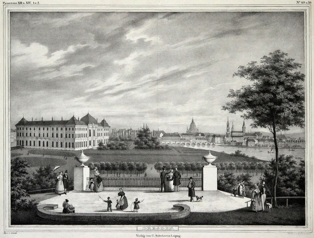 Palaisplatz (Kaiser Wilhelm Platz)  Dresden