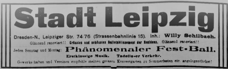 Leipziger Stra&szlig;e 76 (-1897 Leipziger Stra&szlig;e 56)  Dresden