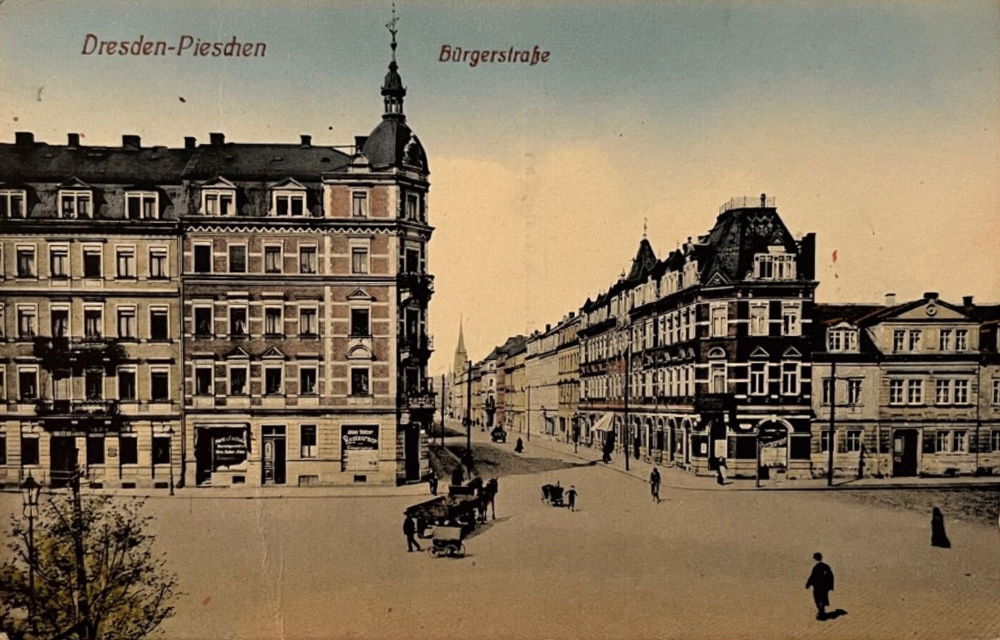 Moritzburger Platz 5 (Moritzburger Stra&szlig;e 38, Moritzburger Stra&szlig;e 81) / B&uuml;rgerstra&szlig;e  Dresden