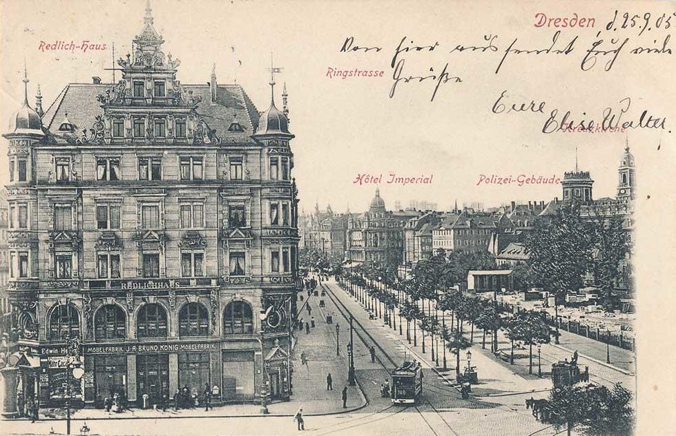 Amalienstraße 23 (Amalienstraße 12,13) / Amalienplatz  Dresden