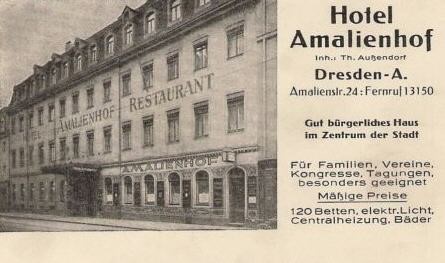 Amalienstraße 24 (Amalienstraße 16) Dresden Amalienstraße 24 (Amalienstraße 16) Dresden