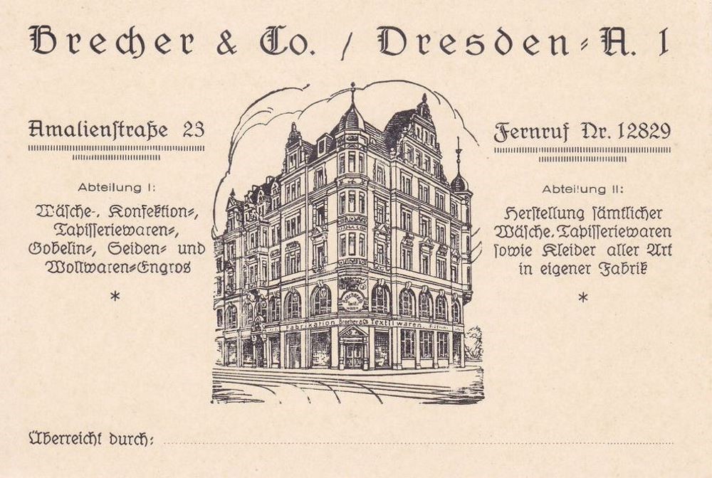 Amalienstraße 23 (Amalienstraße 12,13) / Amalienplatz  Dresden