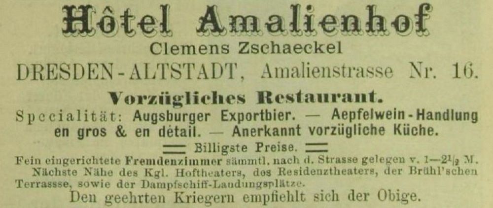 Amalienstra&szlig;e 24 (Amalienstra&szlig;e 16)  Dresden