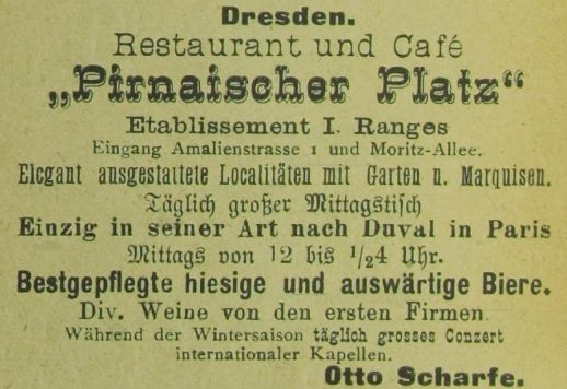 Amalienstraße 1 / Pirnaischer Platz Dresden Amalienstraße 1 / Pirnaischer Platz Dresden