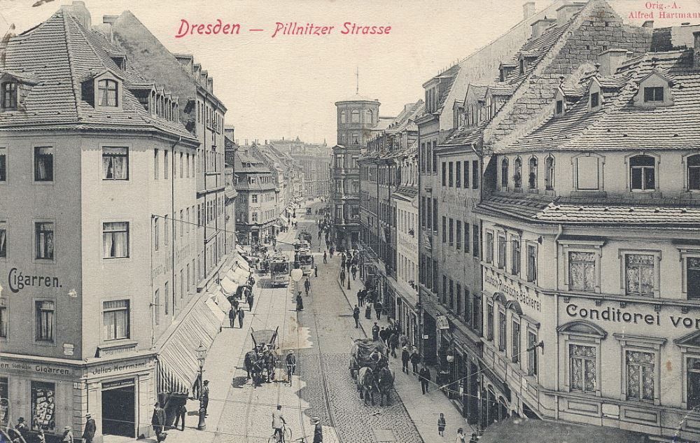 Amalienplatz 1 (Elbberg 24, Rathenauplatz 1) / Pillnitzer Straße  Dresden