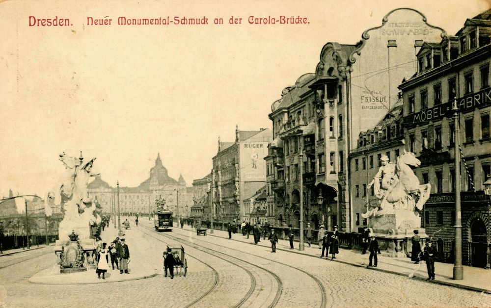 Carolabrücke  Dresden