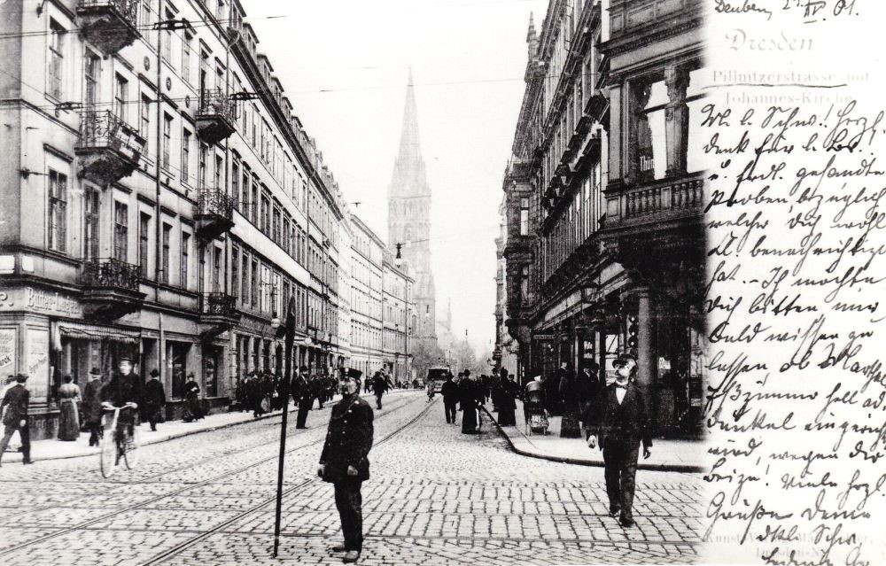 Kaulbachstra&szlig;e 30 (-1889 Kaulbachstra&szlig;e 17) / Pillnitzer Stra&szlig;e  Dresden