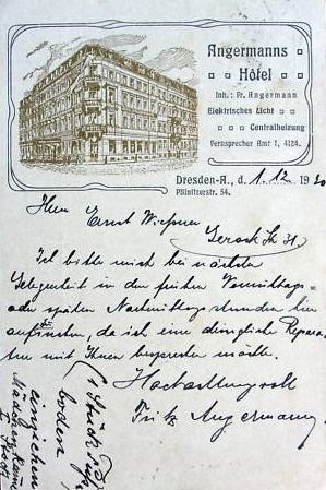 Pillnitzer Straße 54 (Äußere Rampische Gasse 34, -1890 Pillnitzerstraße 51) / Albrechtstraße Dresden Pillnitzer Straße 54 (Äußere Rampische Gasse 34, -1890 Pillnitzerstraße 51) / Albrechtstraße Dresden