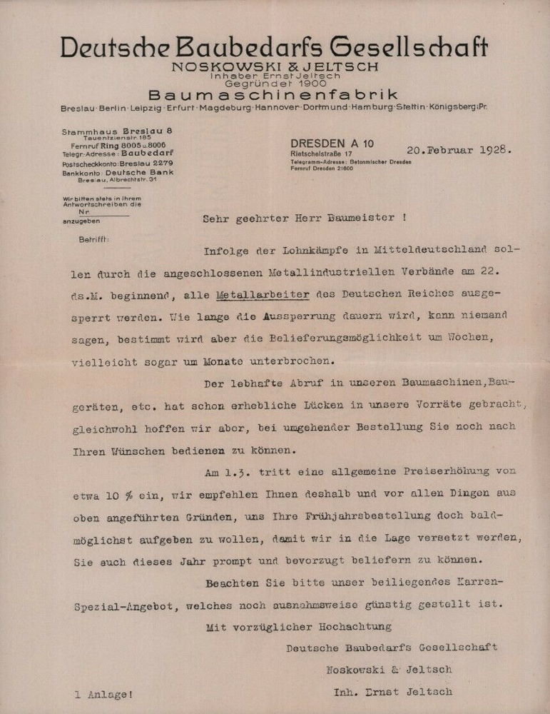 Rietschelstra&szlig;e 17  Dresden