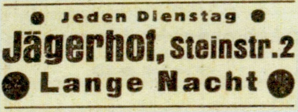 Steinstra&szlig;e 2 (-1892 Steinstra&szlig;e 21)  Dresden