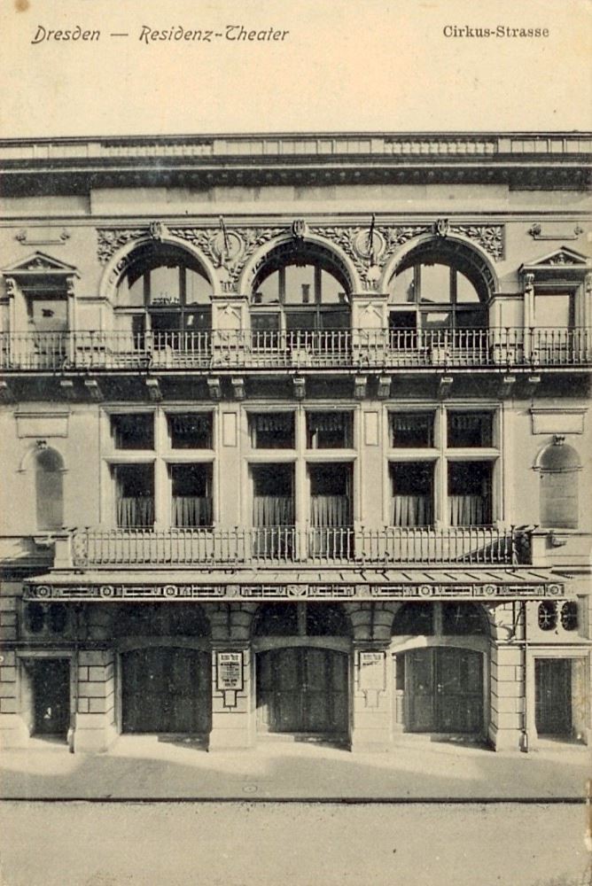 Zirkusstraße 16 (-1892 Circusstraße 41, 1892-1905 Circusstraße 16) Dresden Zirkusstraße 16 (-1892 Circusstraße 41, 1892-1905 Circusstraße 16) Dresden