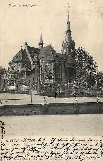 Altplauen 5 (-1896 Kirchstr. 4, 1896-1903 Kirchstr. 10) / Schleiermacherstr.  Dresden
