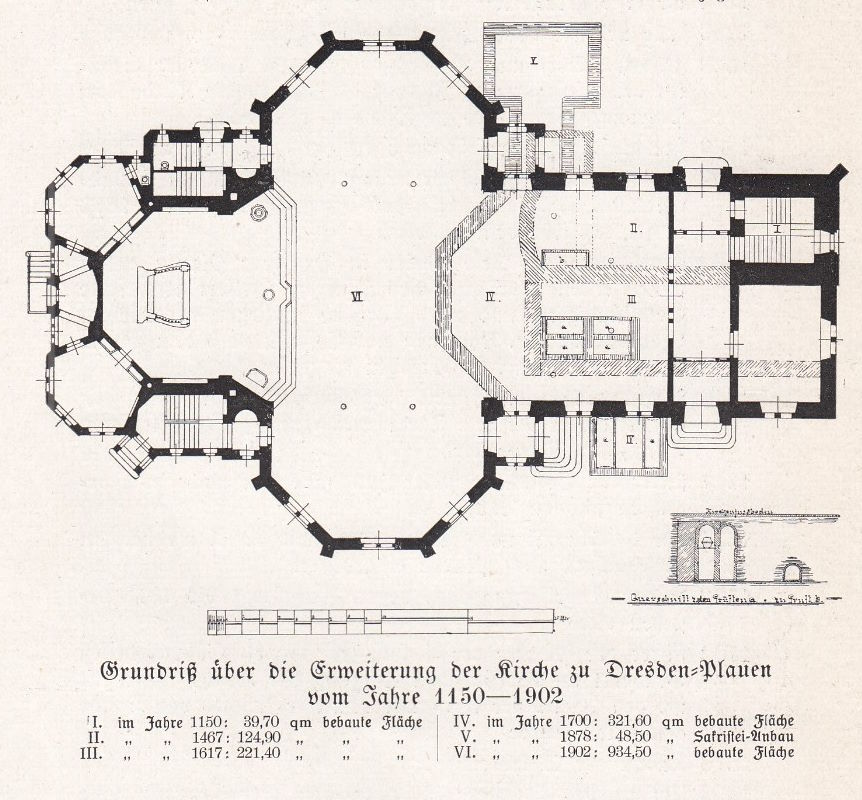 Altplauen 5 (-1896 Kirchstr. 4, 1896-1903 Kirchstr. 10) / Schleiermacherstr.  Dresden