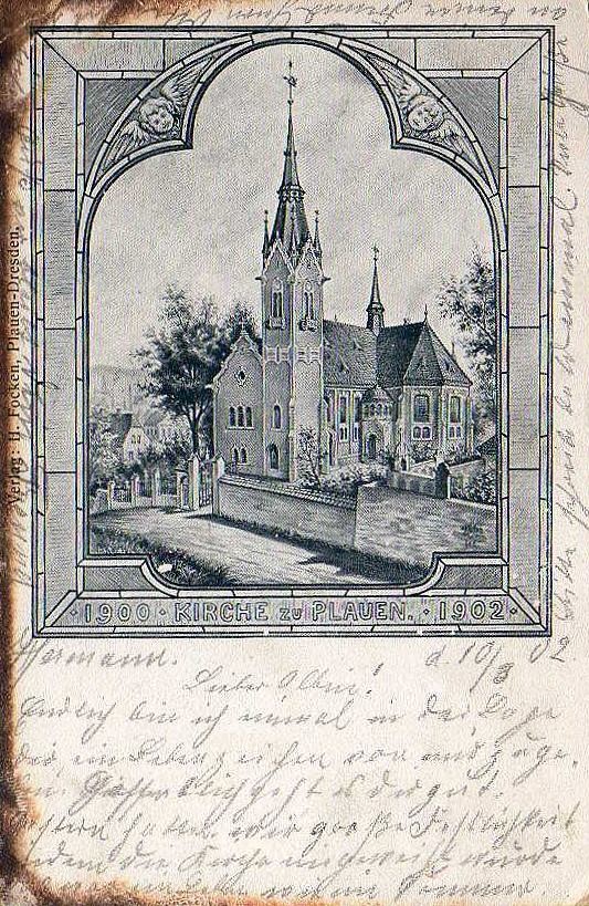 Altplauen 5 (-1896 Kirchstr. 4, 1896-1903 Kirchstr. 10) / Schleiermacherstr.  Dresden