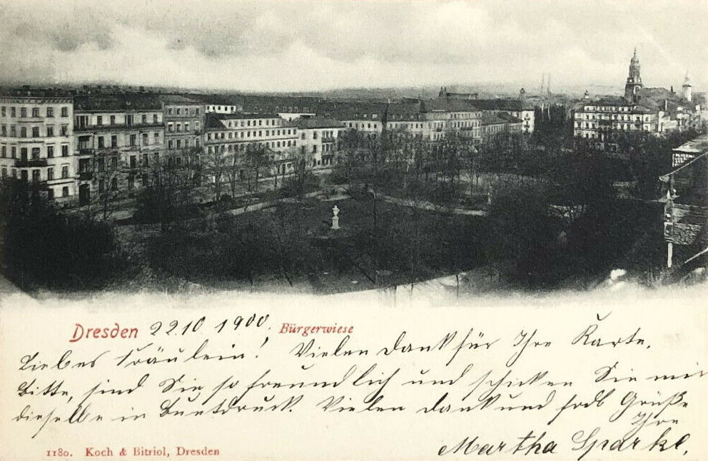 Bürgerwiese Dresden Bürgerwiese Dresden