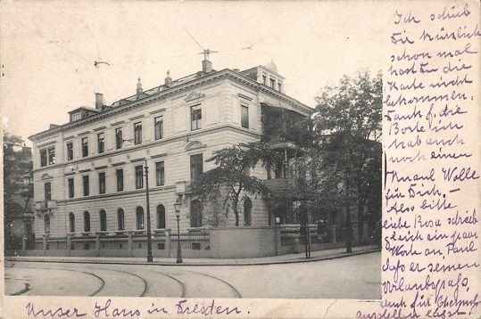 Hans-Dankner-Stra&szlig;e 31 (-1962 L&uuml;ttichaustra&szlig;e 31) / Sidonienstra&szlig;e  Dresden