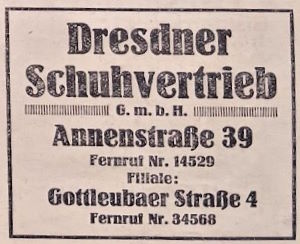 Annenstra&szlig;e 39 (-1882 Annenstra&szlig;e 20)  Dresden