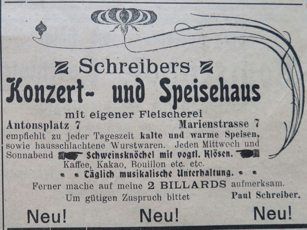 Marienstraße 7 (-1889 Marienstraße 4) Dresden Marienstraße 7 (-1889 Marienstraße 4) Dresden