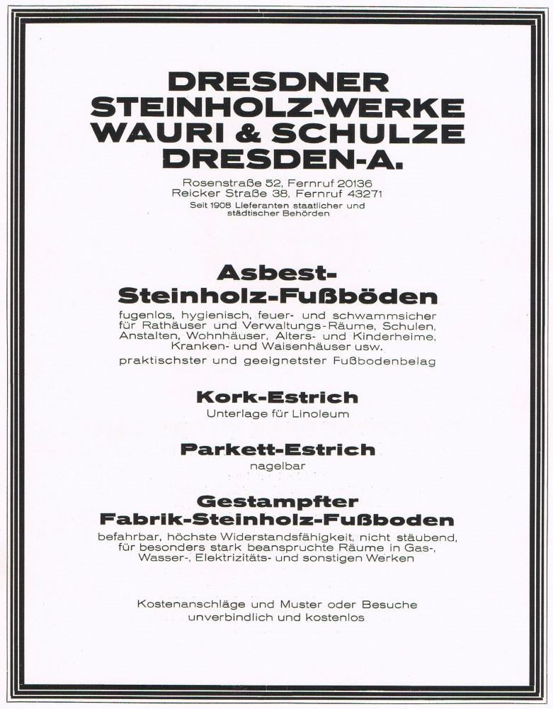 Reicker Stra&szlig;e 38  Dresden