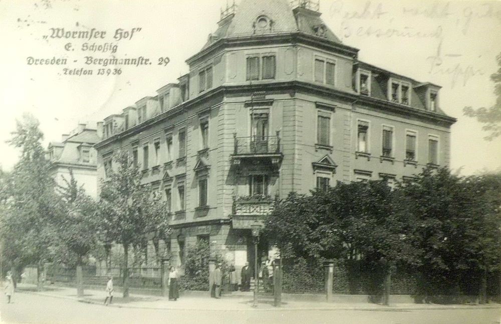Bergmannstraße 27 / Wormser Straße Dresden Bergmannstraße 27 / Wormser Straße Dresden